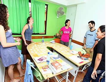 Group CLASSES AT HABLA YA Language Center in Boquete, Panama